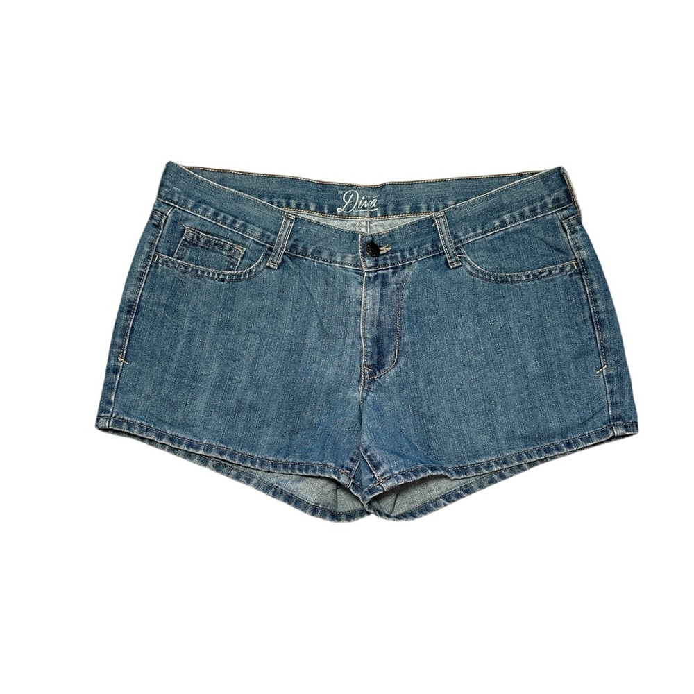 Vintage Y2K Mid-Rise Denim Shorts Old Navy Blue Size‎ 8